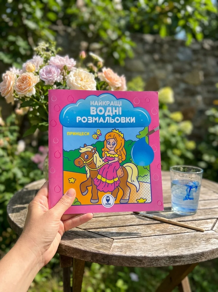 Найкращі водні розмальовки. Принцеси — Розмальовки для дітей