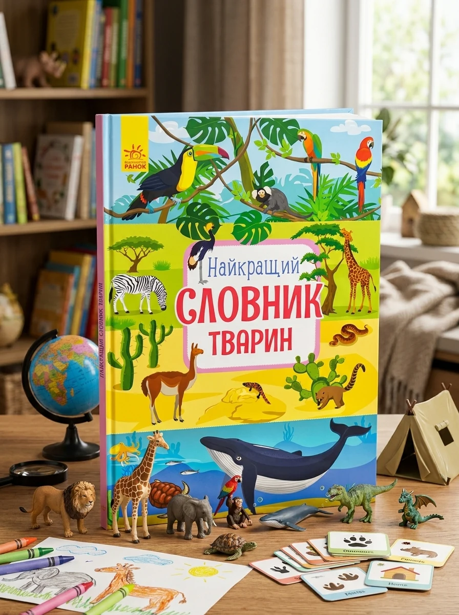 Найкращий словник тварин — Дитячі книги