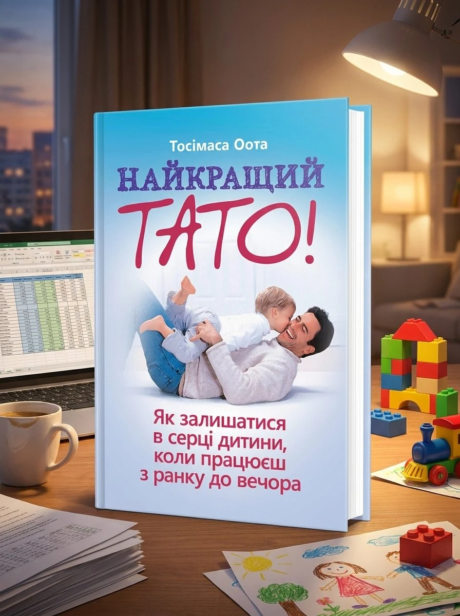 Найкращий тато! Як залишатися в серці дитини, коли працюєш з ранку до вечора — Тосімаса Оота, обкладинка
