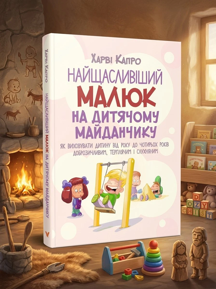 Найщасливіший малюк на дитячому майданчику. Як виховувати дитину від року до чотирьох — Капро Харви, обкладинка