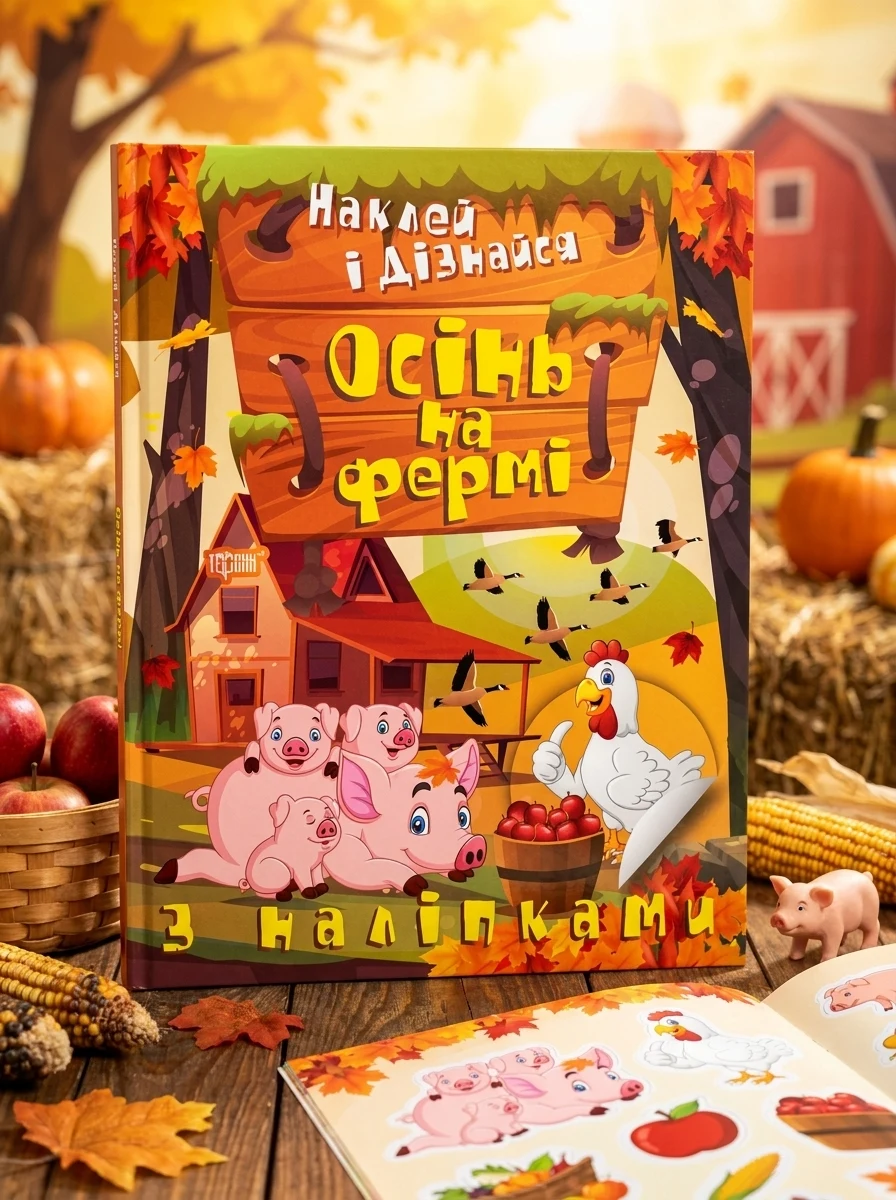 Наклей і дізнайся. Осінь на фермі — фото 2