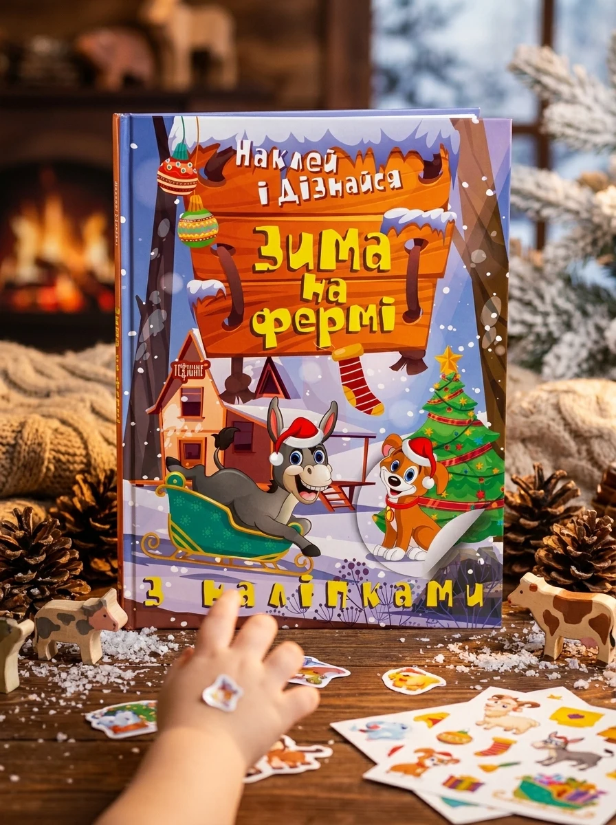 Наклей і дізнайся. Зима на фермі — фото 2