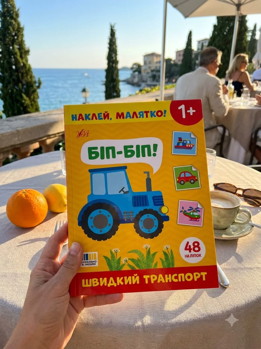 Наклей, малятко! Біп-біп! Швидкий транспорт — фото 2