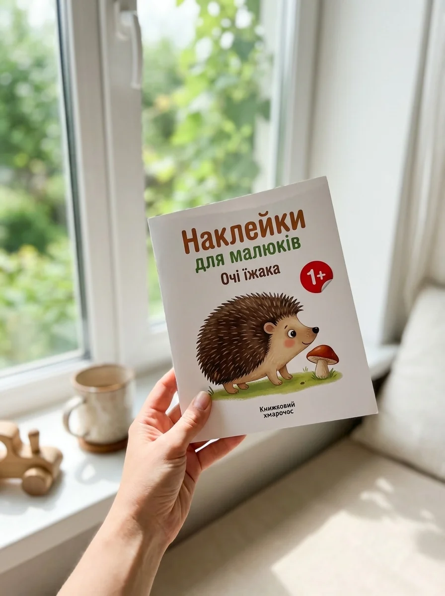 Наклейки для малюків. Очі їжака — Дитяча література