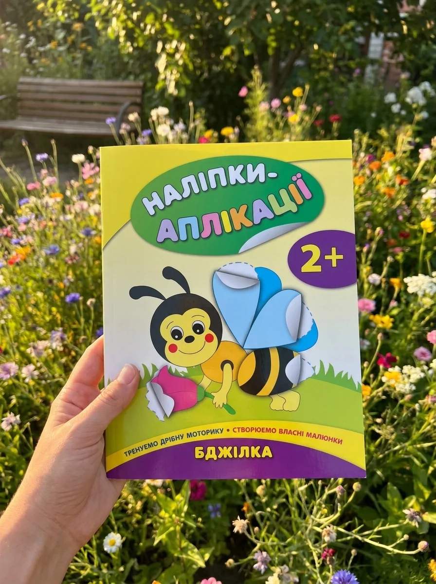 Наліпки-аплікації для малят. Бджілка — фото 2