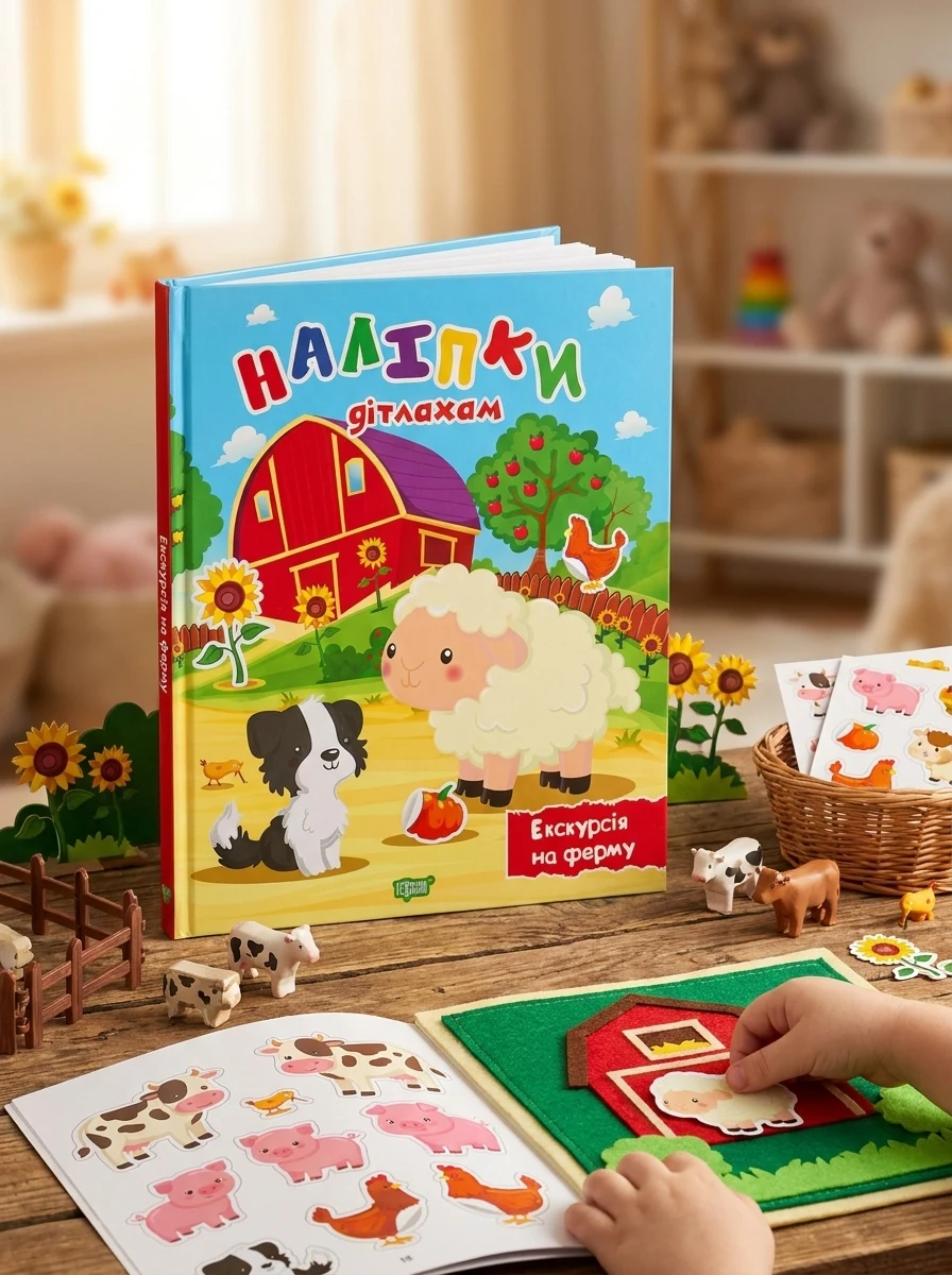 Наліпки дітлахам. Екскурсія на ферму — фото 2