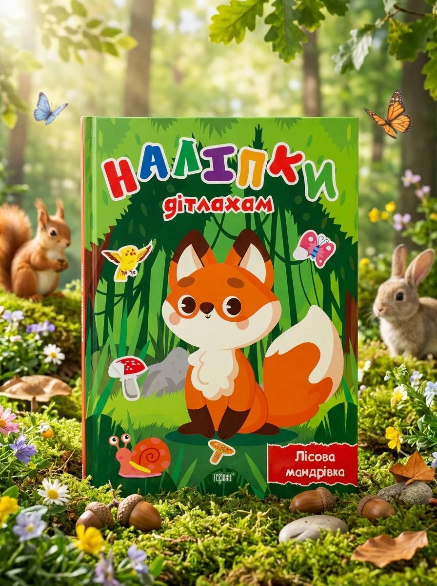 Наліпки дітлахам. Лісова мандрівка — фото 2