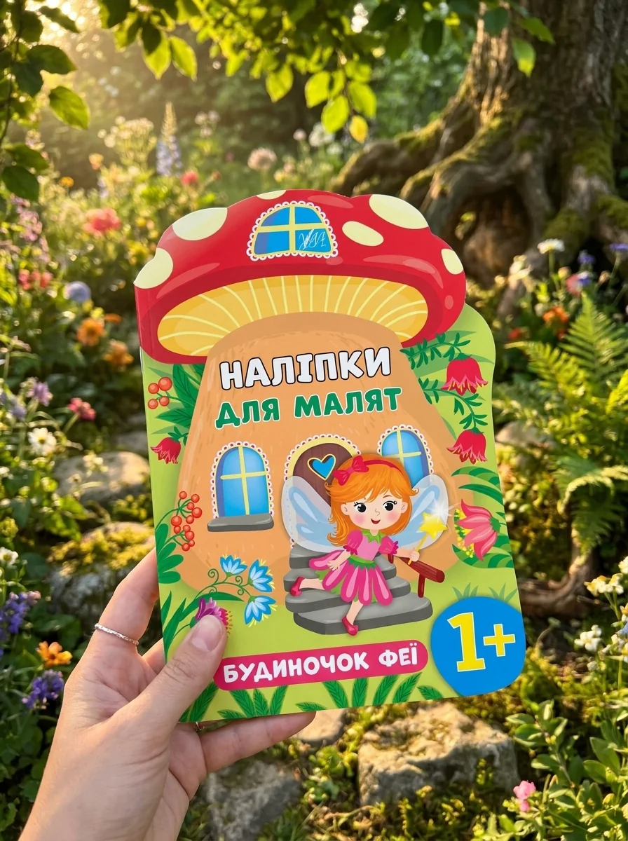 Наліпки для малят. Будиночок феї — Катерина Смірнова, обкладинка