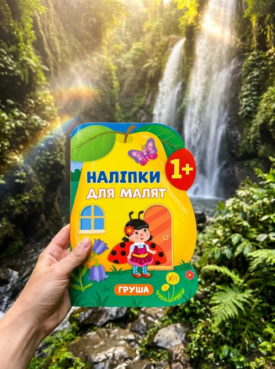 Наліпки для малят. Груша — Книги з наліпками