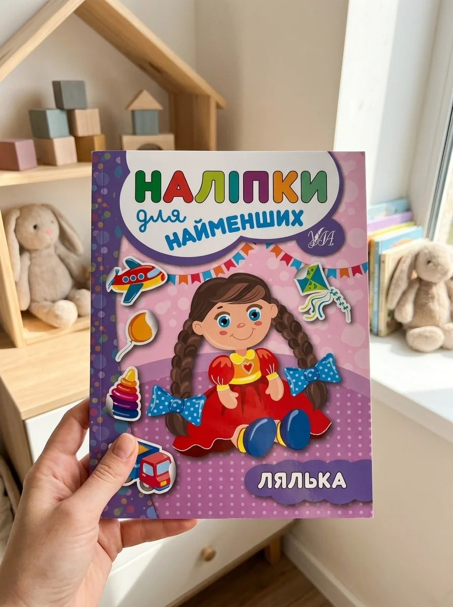 Наліпки для найменших. Лялька — Книги з наліпками