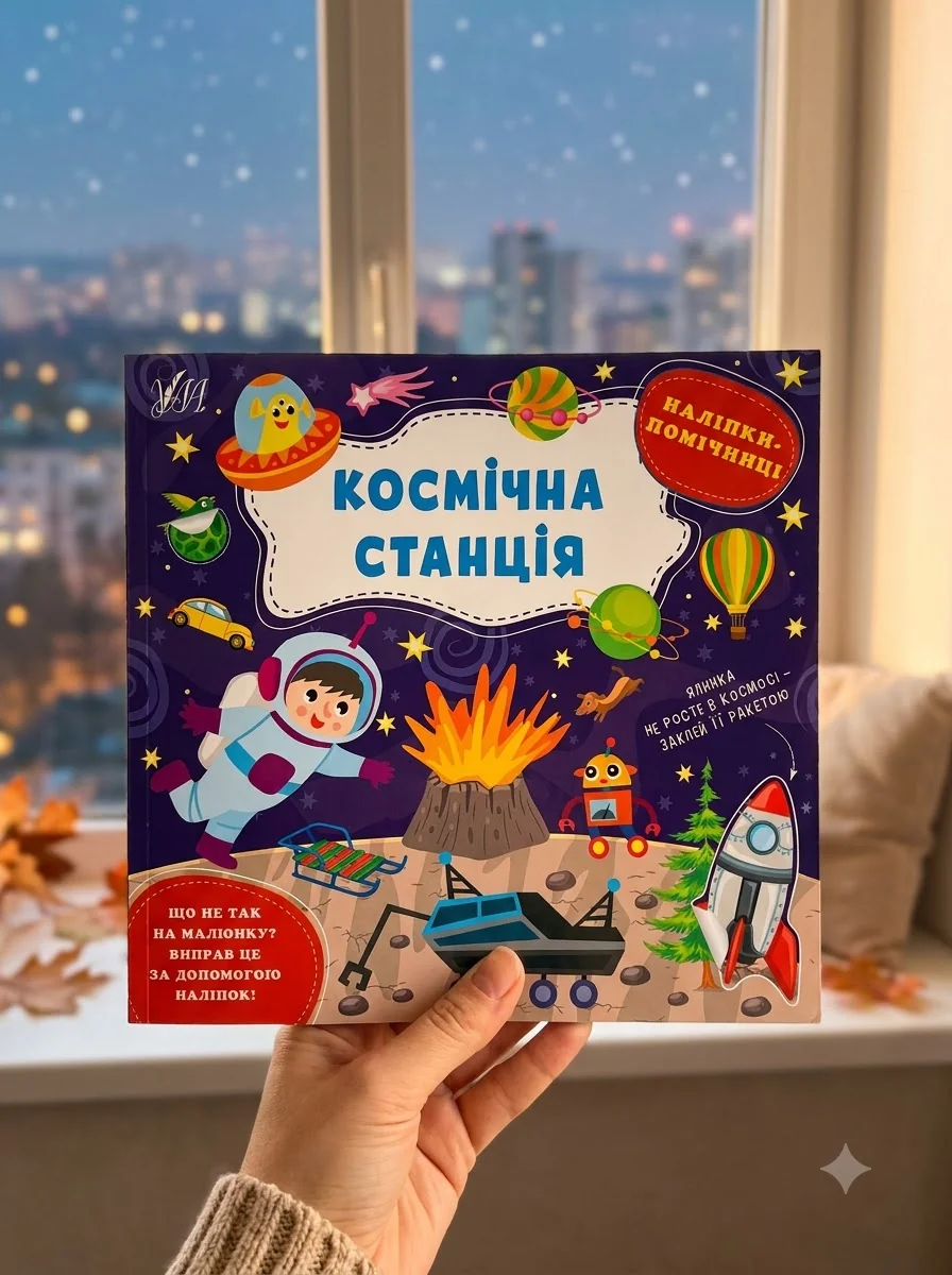 Наліпки-помічниці. Космічна станція — фото 2