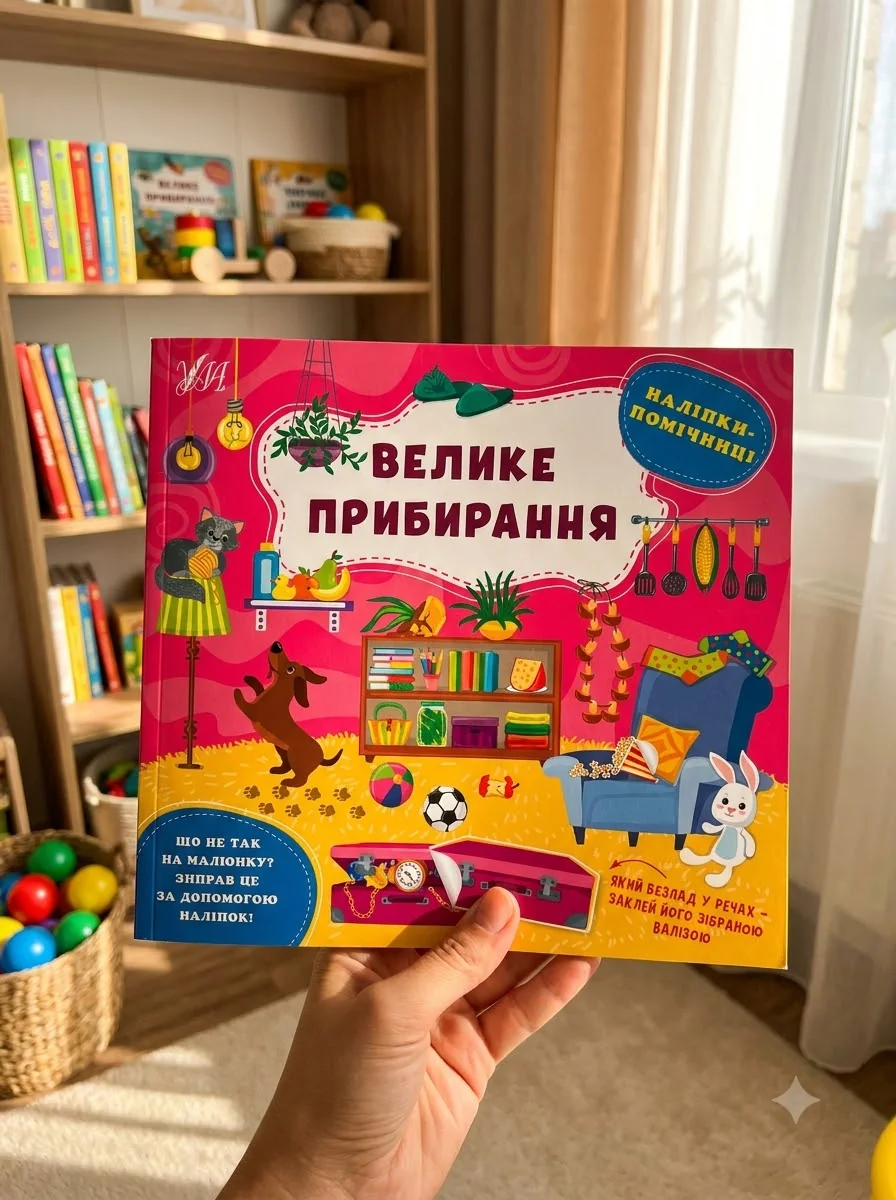 Наліпки-помічниці. Велике прибирання — фото 2