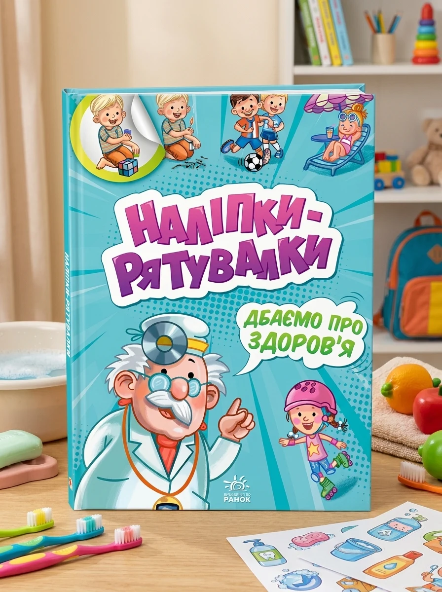 Наліпки-рятувалки. Дбаємо про здоров'я — Дитяча література