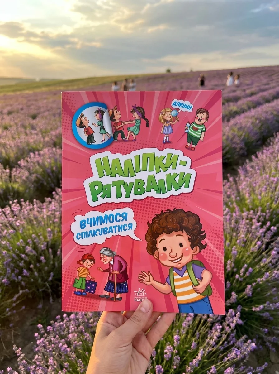 Наліпки-рятувалки. Вчимося спілкуватися — Дитяча література