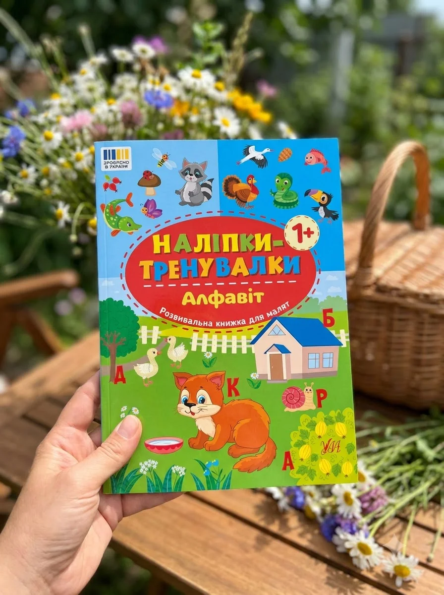 Наліпки-тренувалки. Алфавіт — Вивчення мов