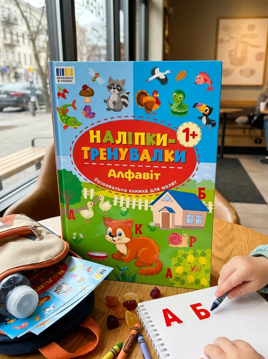 Наліпки-тренувалки. Алфавіт, — Вивчення мов