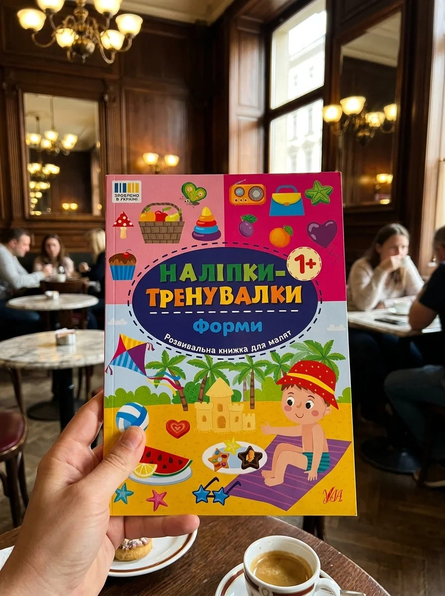Наліпки-тренувалки. Форми — Дитяча література