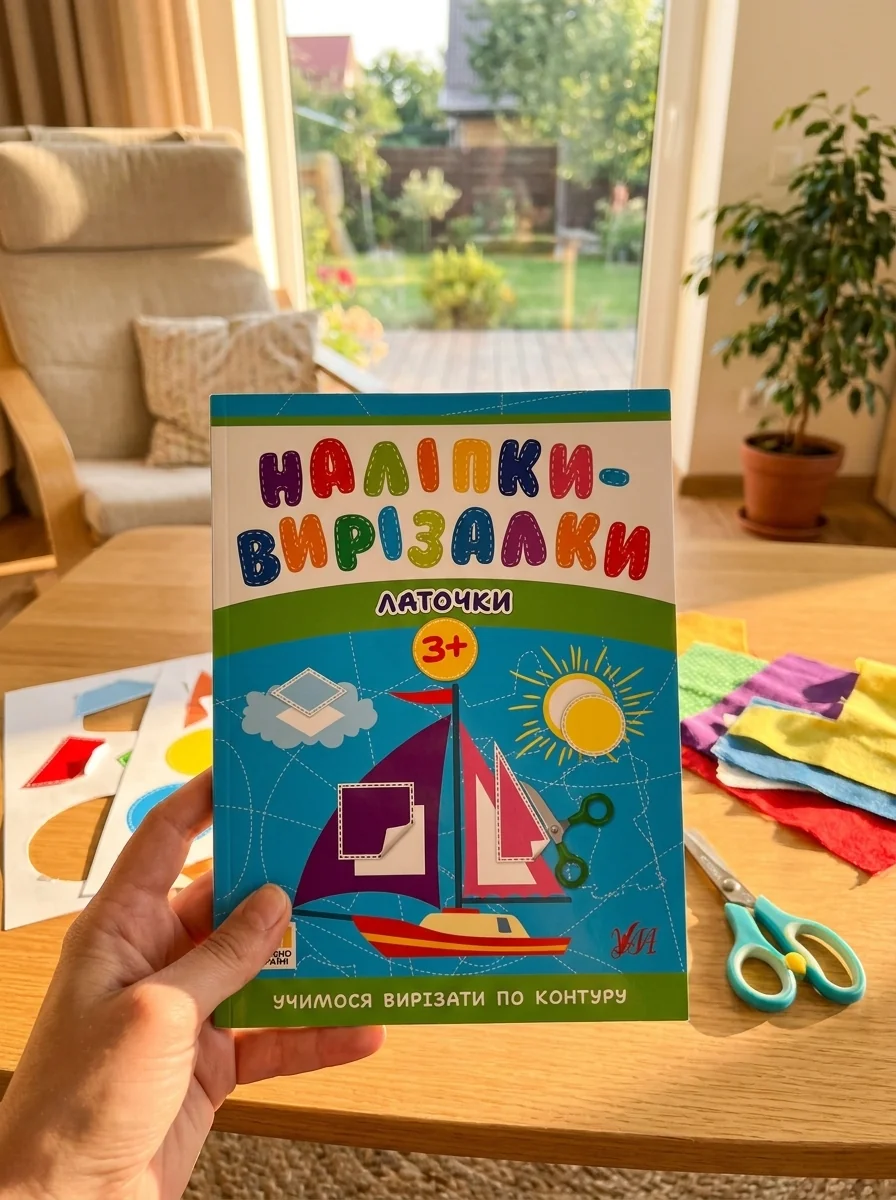 Наліпки-вирізалки. Латочки — Дитяча література