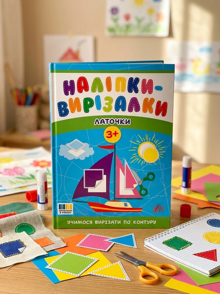 Наліпки-вирізалки. Латочки