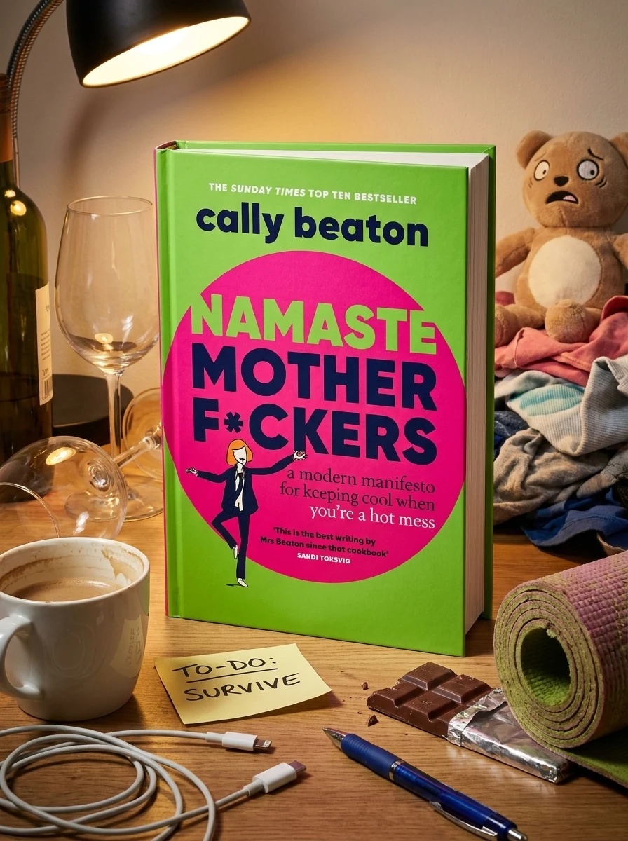 Namaste Motherf*ckers: A modern manifesto for keeping cool when you’re a hot mess — Келлі Бітон, обкладинка
