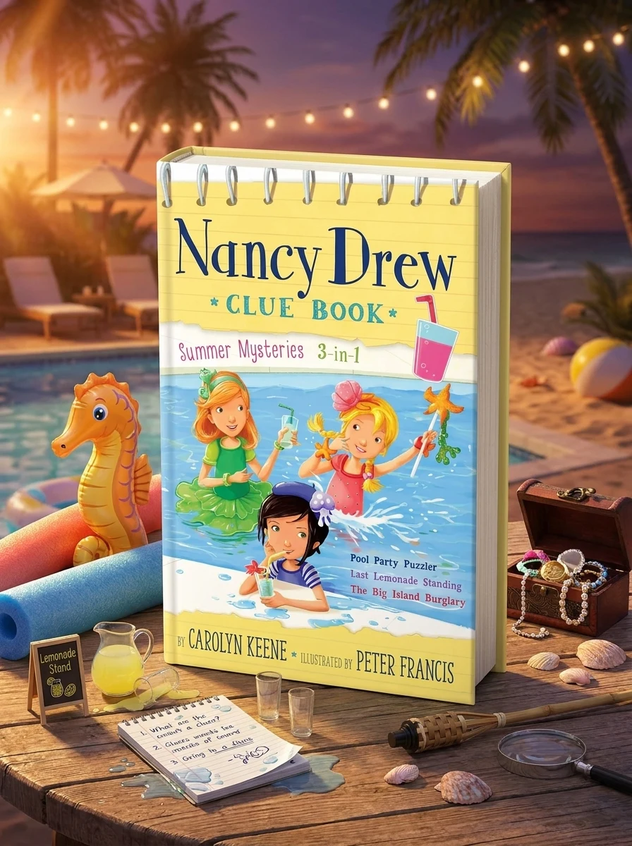 Nancy Drew Clue Book Summer Mysteries 3-in-1 — фото 2