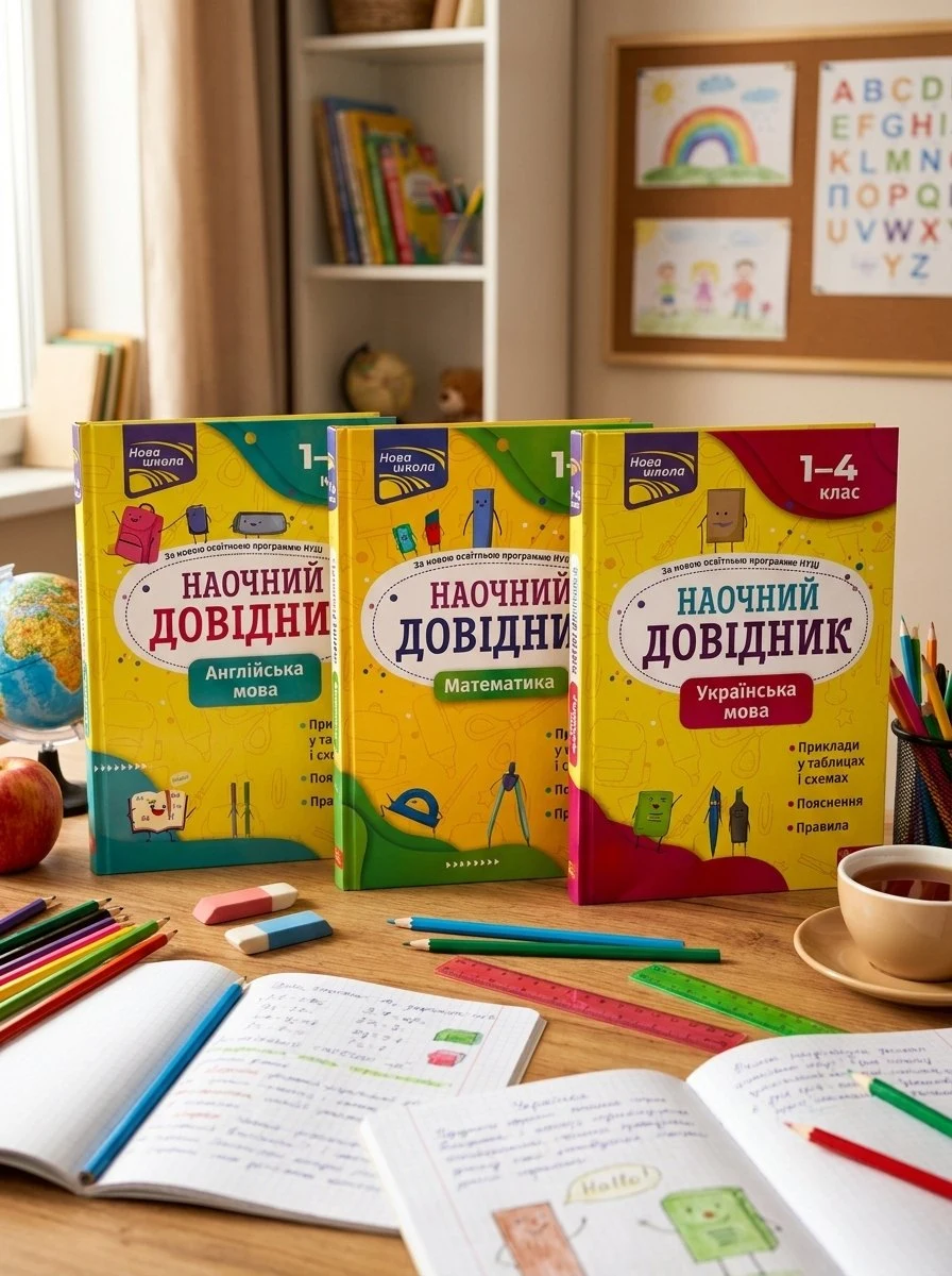 Наочні довідники. 1-4 клас. Комплект з 3-х зошитів — Ольга Жукова, обкладинка