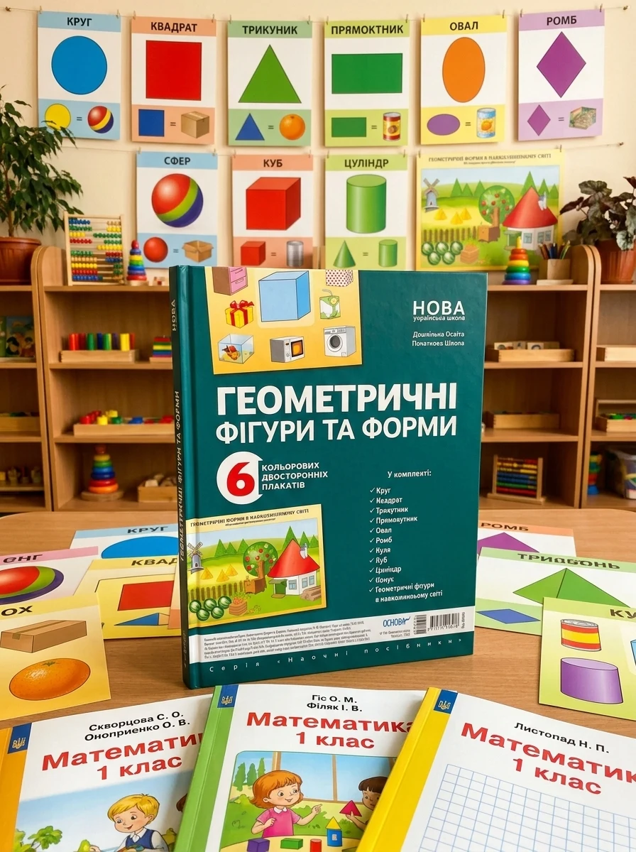 Наочні посібники. Геометричні фігури та форми