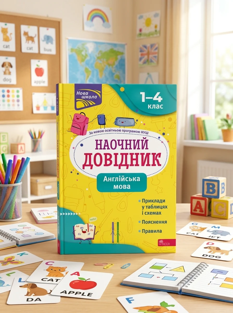 Наочний довідник. Англійська мова. 1-4 клас — Вивчення мов