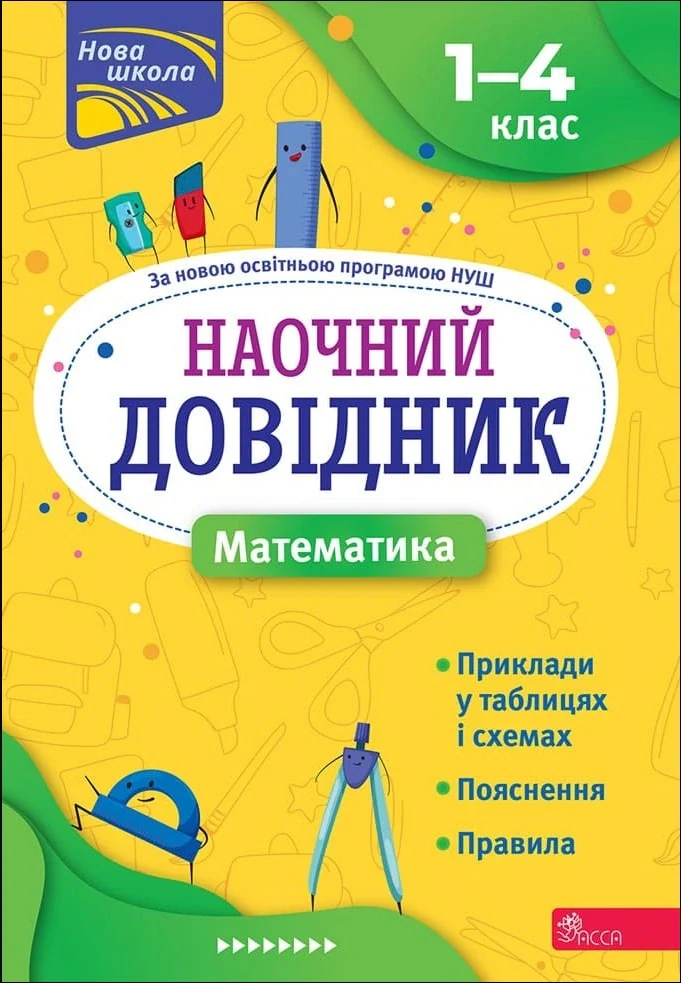 Наочний довідник. Математика. 1-4 клас