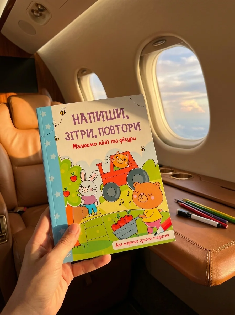 Напиши, зітри, повтори. Малюємо лінії і фігури — Дитяча література