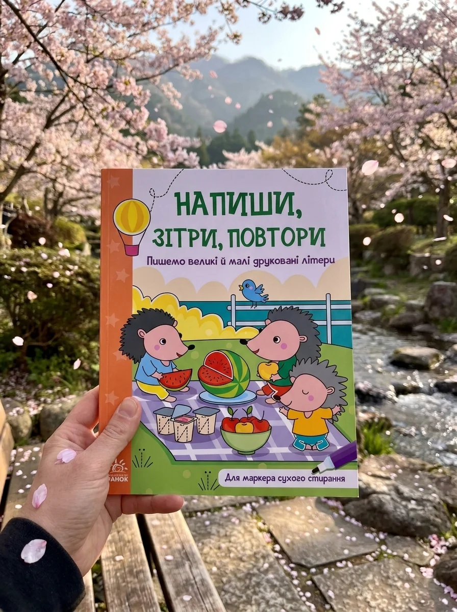 Напиши зітри повтори. Пишемо великі і малі друковані літери — Вивчення мов