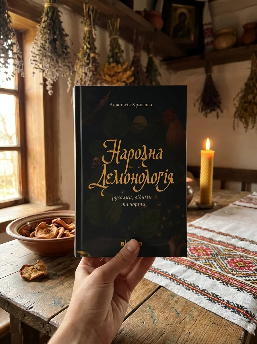 Народна демонологія. Русалки, відьми та чорти — Анастасія Кривенко, обкладинка