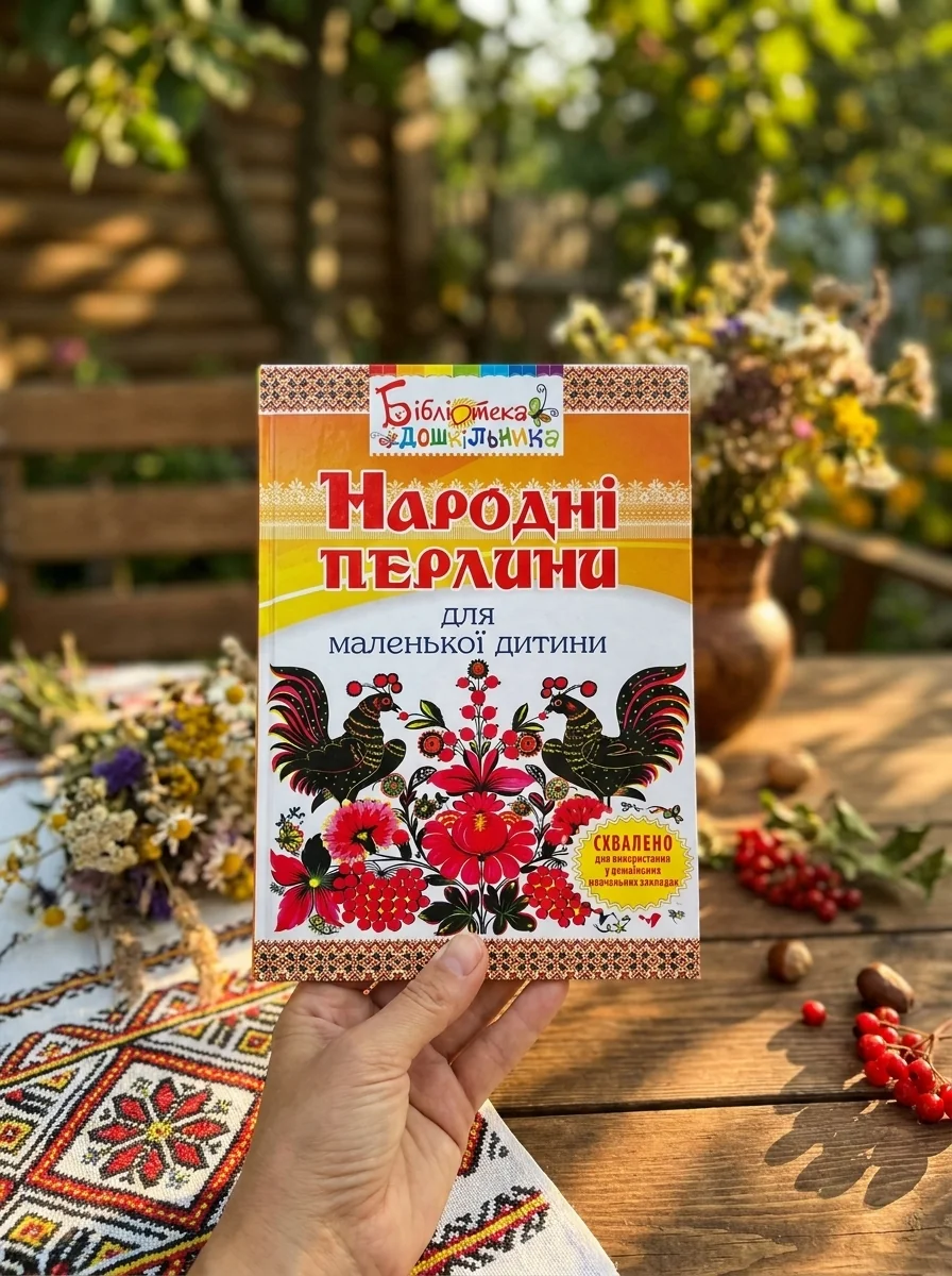 Народні перлини для маленької дитини — Ольга Яловська, обкладинка