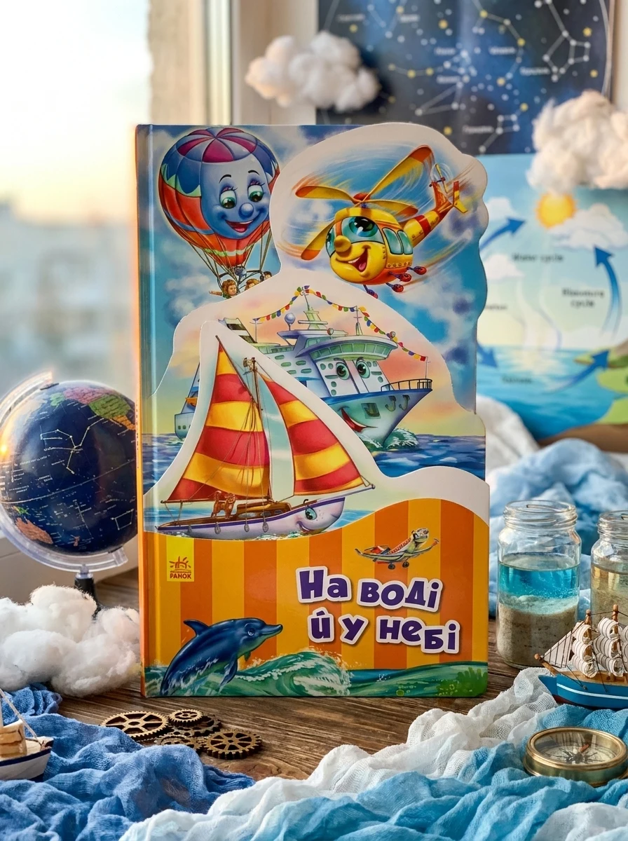 Наша книжка-розкладайка. На воді й у небі — Дитяча література