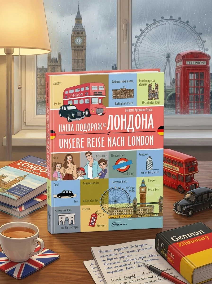 Наша подорож до Лондона. Unsere reise nach London — Вивчення мов