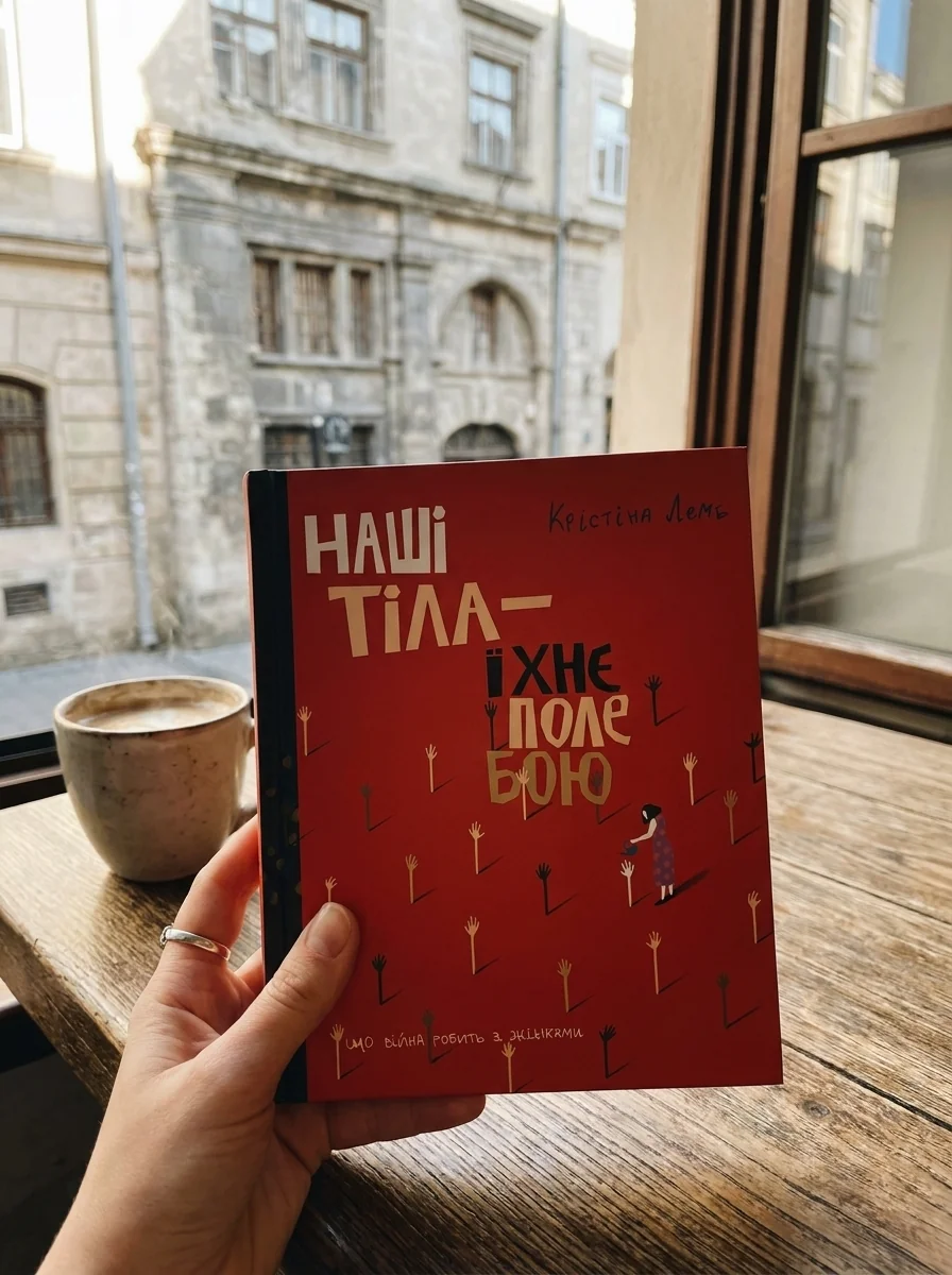 Наші тіла — їхнє поле бою. Що війна робить з жінками — Крістіна Лемб, обкладинка