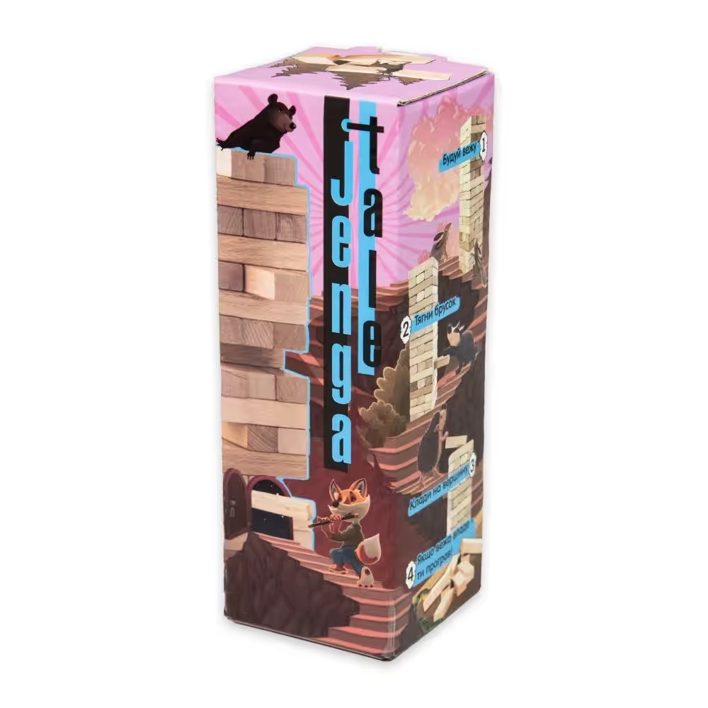 Настільна гра Jenga Tale Strateg 30966 48 брусків