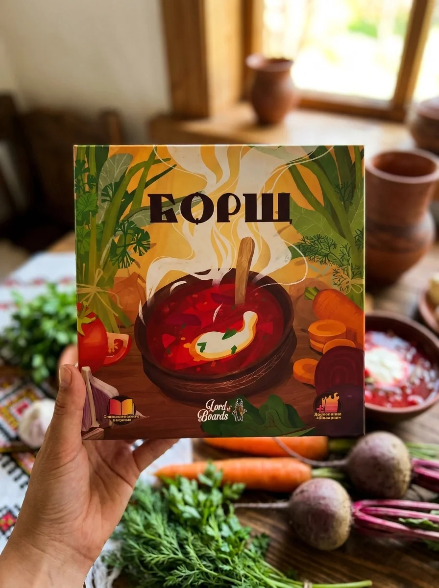 Настільна гра "Борщ", обкладинка