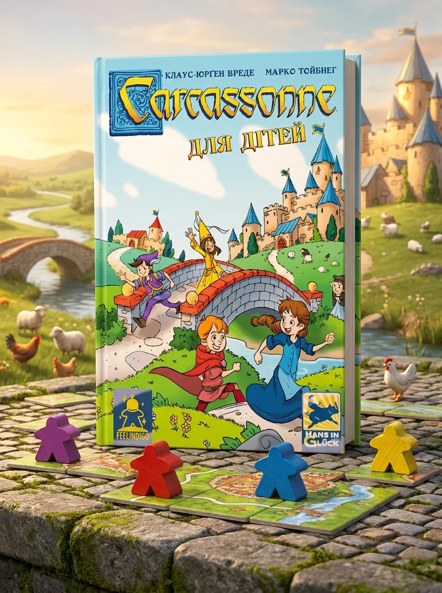Настільна гра "Carcassonne для дітей", обкладинка