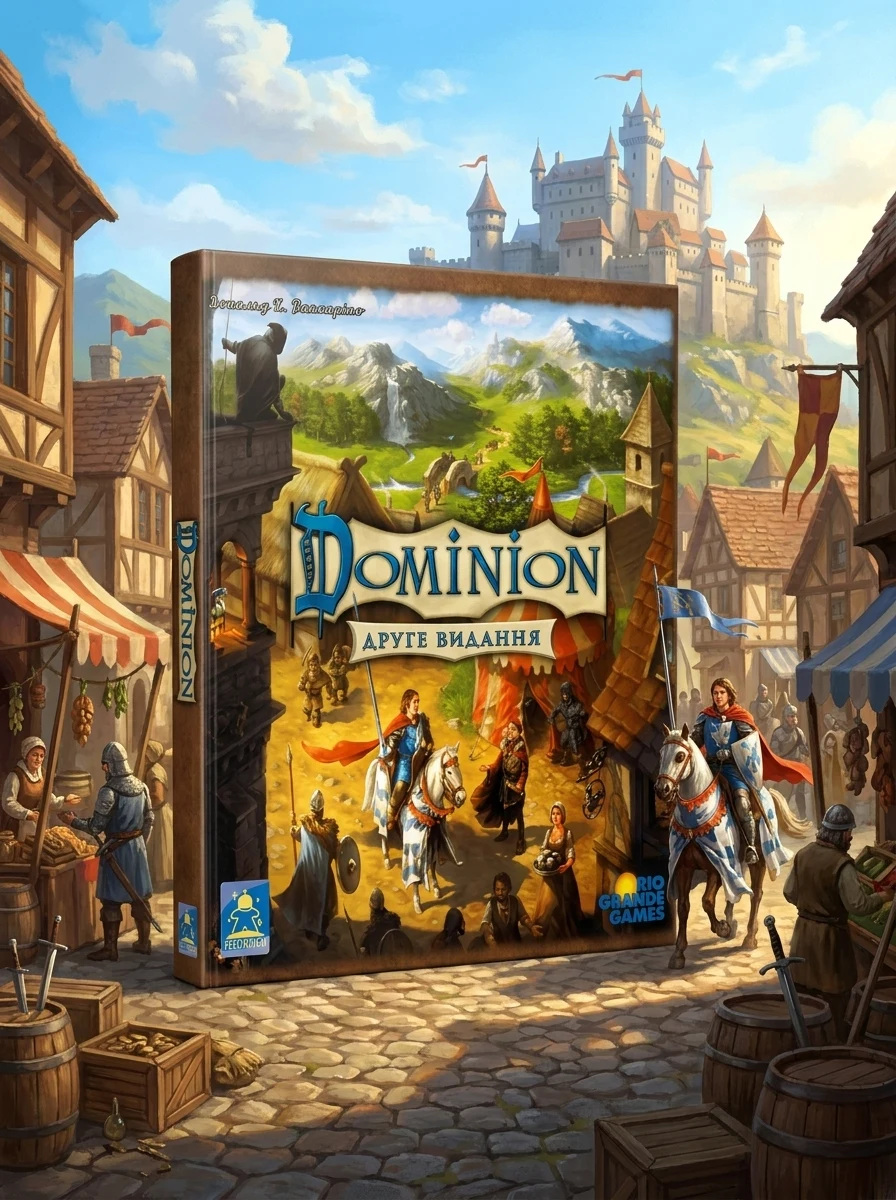 Настільна гра "Dominion (Друге видання)", обкладинка