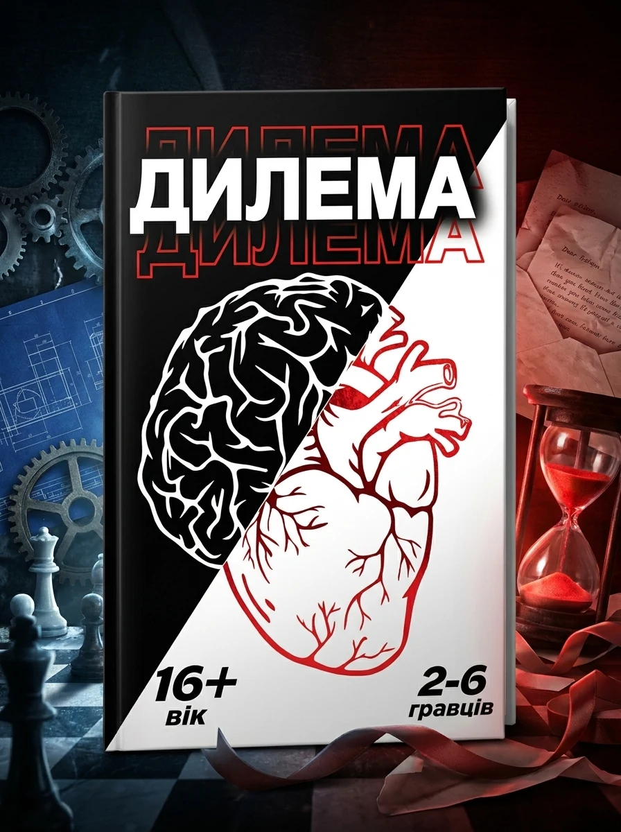 Настільна гра "Дилема", обкладинка