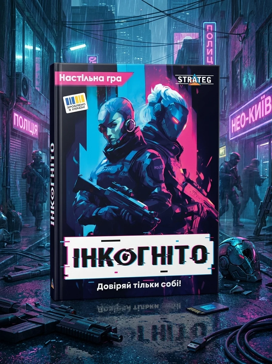 Настільна гра "Інкогніто", обкладинка