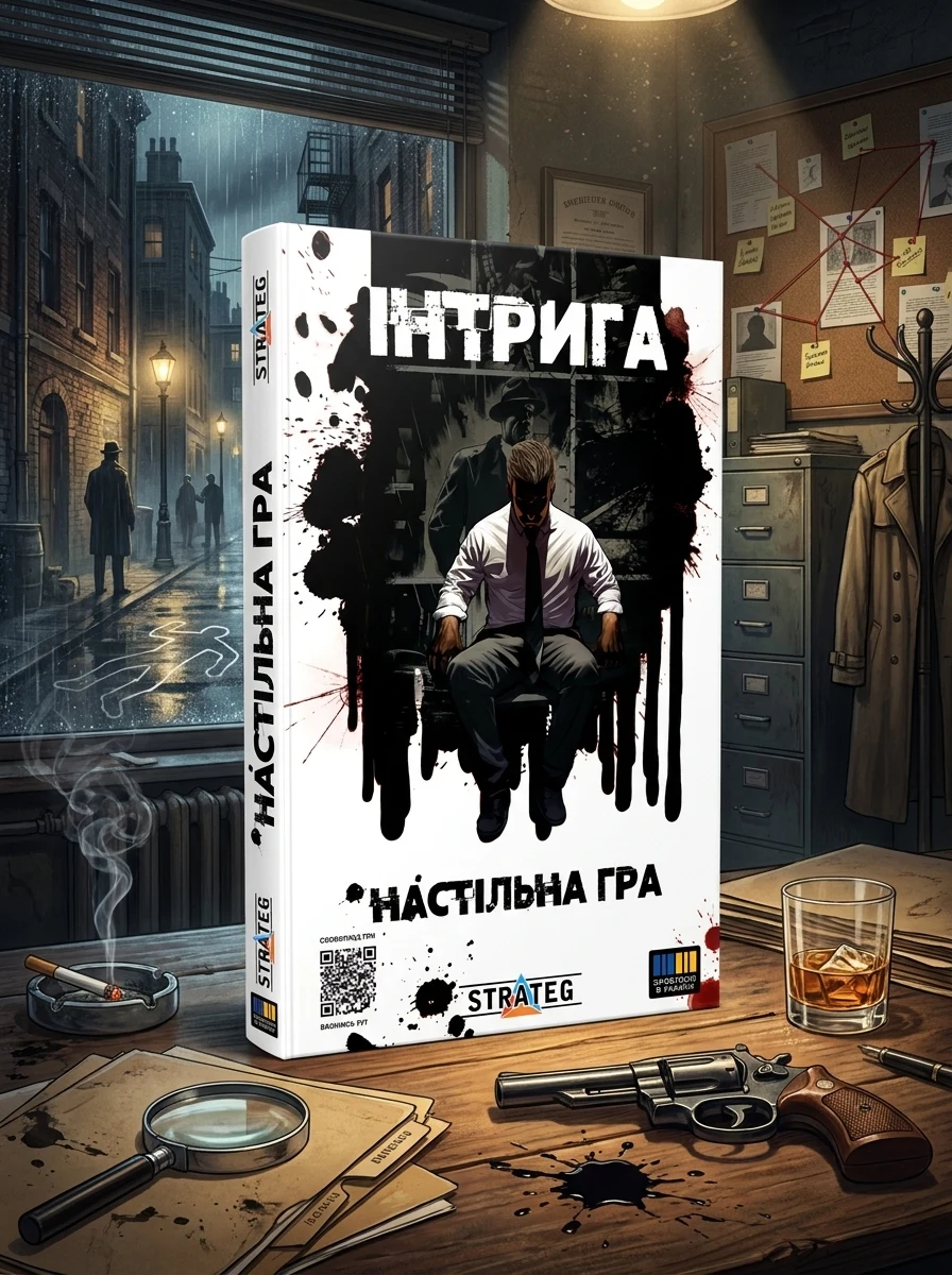 Настільна гра "Інтрига", обкладинка