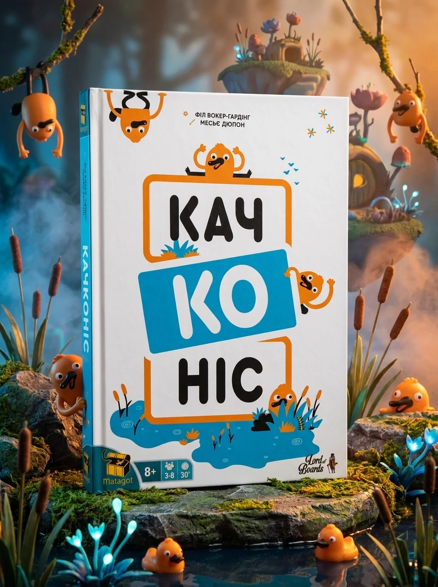 Настільна гра "Качконіс", обкладинка