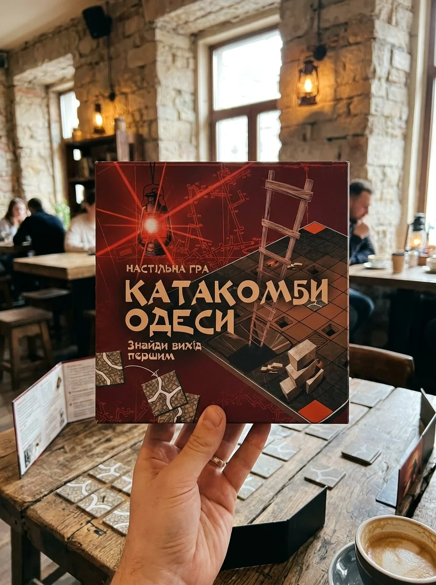 Настільна гра "Катакомби Одеси", обкладинка