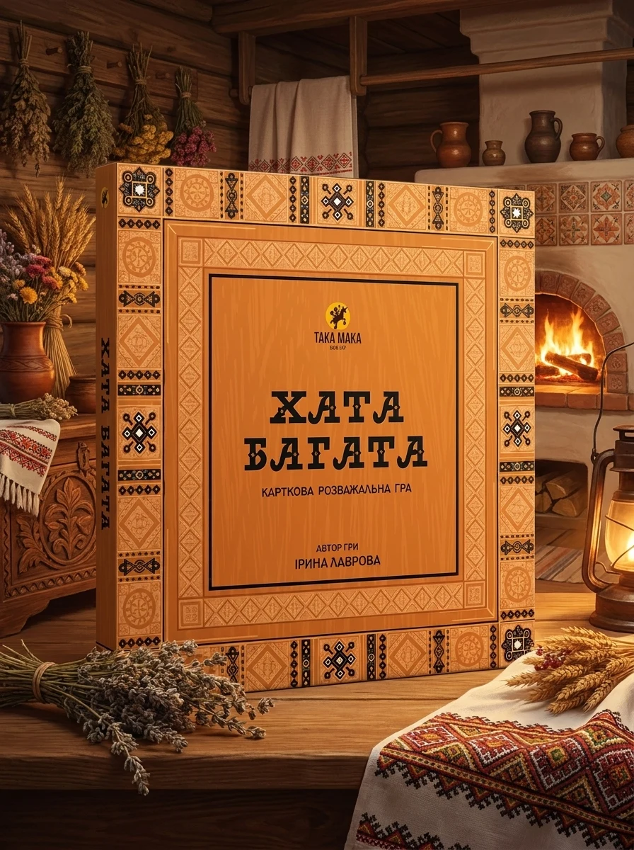 Настільна гра "Хата Багата", обкладинка