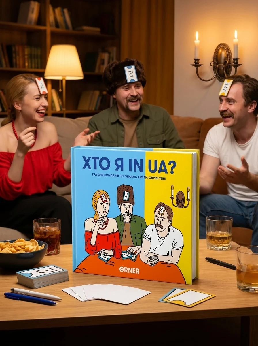 Настільна гра "Хто я in UA?", обкладинка
