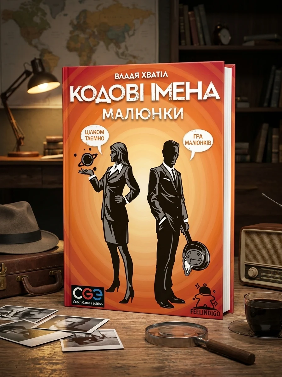 Настільна гра "Кодові Імена: Малюнки", обкладинка