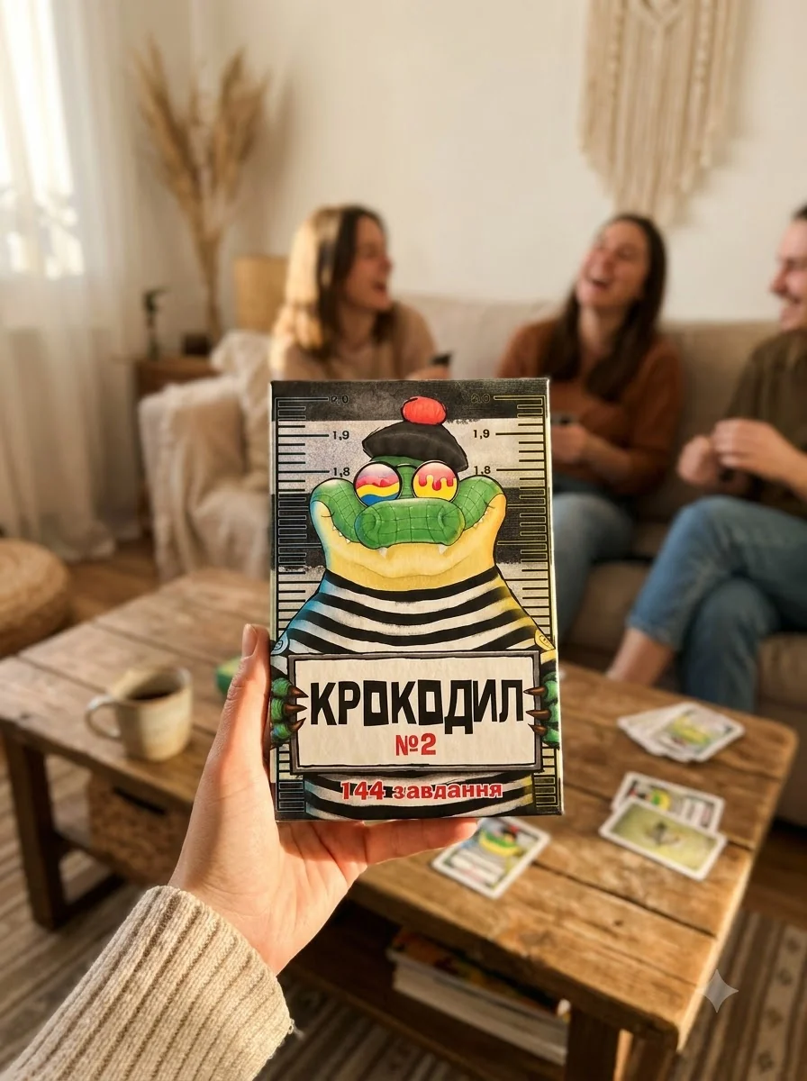 Настільна гра "Крокодил №2", обкладинка