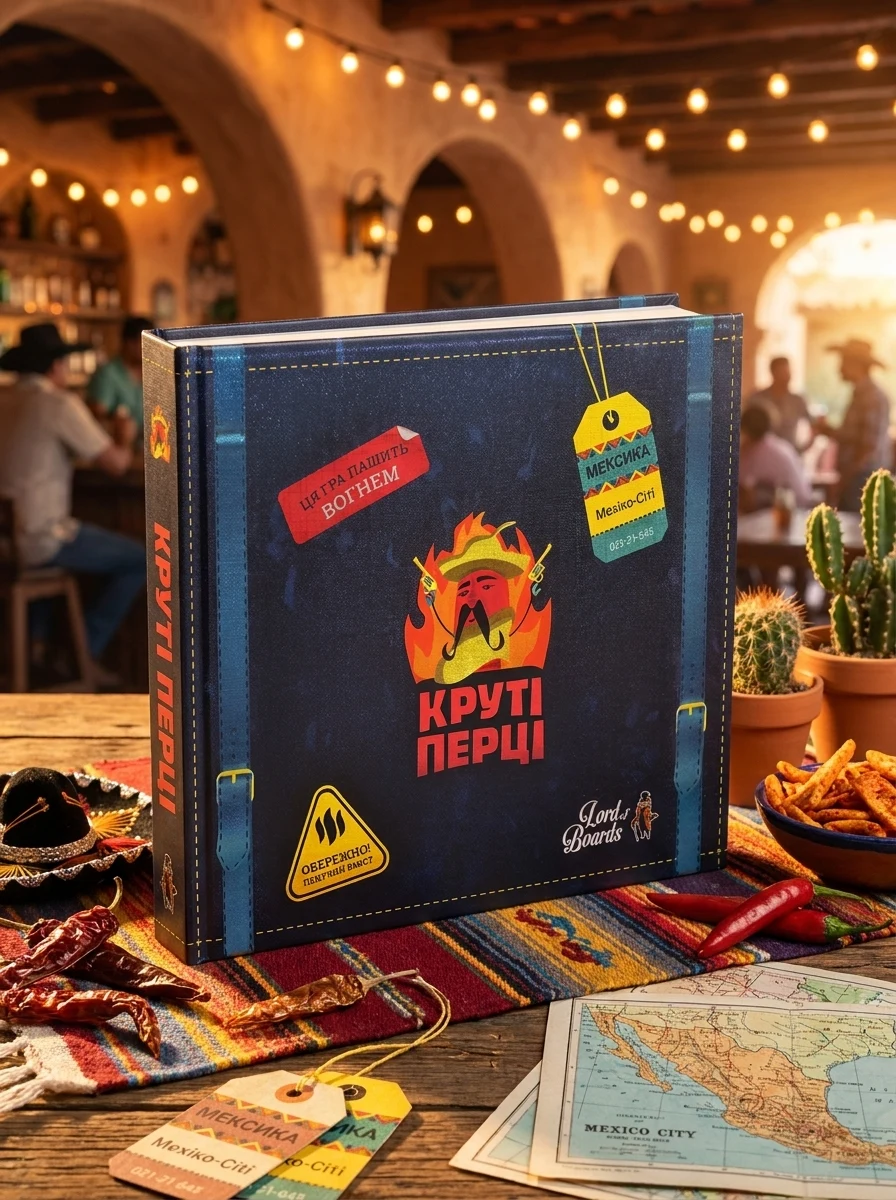 Настільна гра "Круті перці", обкладинка